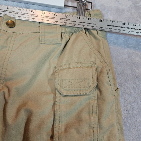 5.11 Tactical Khaki Cargo Pants 12 Regular Work Gorpcore rugged Outdoor Utility - Picture 3 of 11